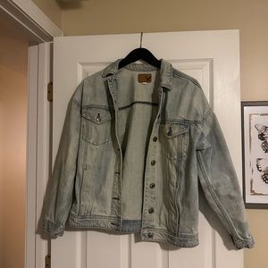 Oversized jean jacket